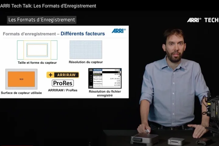 "Les formats d'enregistrement", une vidéo d'Arri France