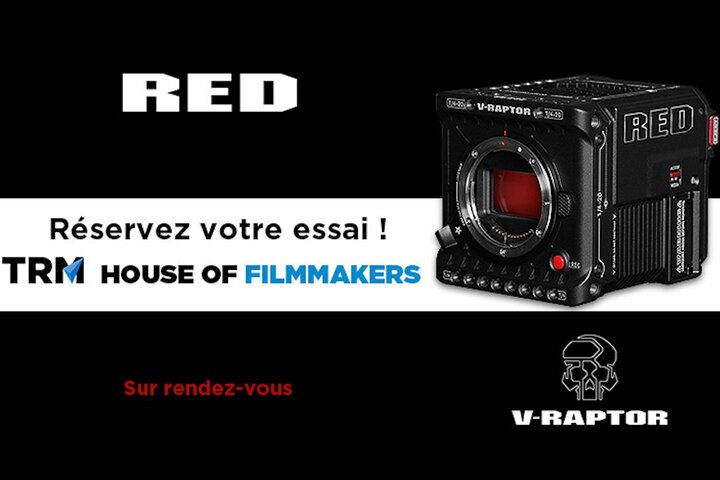 La RED V-Raptor disponible au showroom TRM !