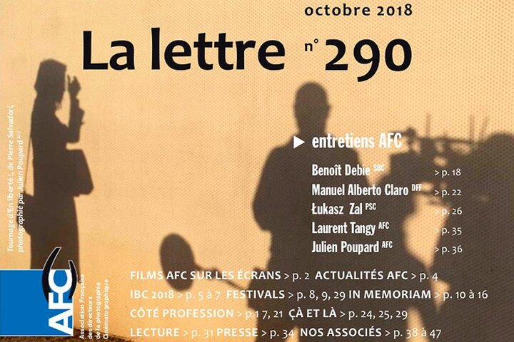 Editorial de la Lettre d'octobre 2018 "50/50", par Gilles Porte, président de l'AFC
