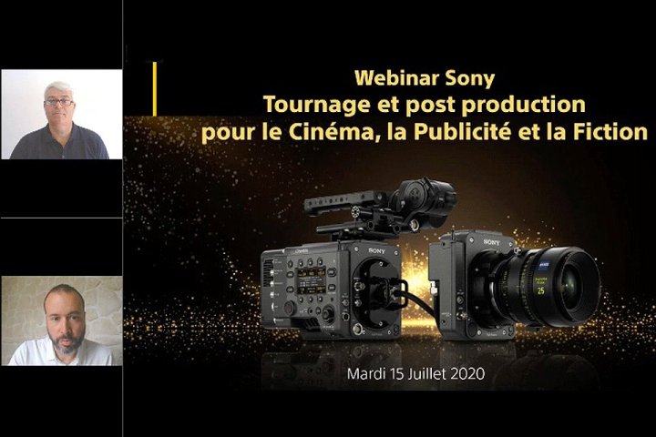 Le webinaire Sony "Tournage et Postproduction" est en ligne