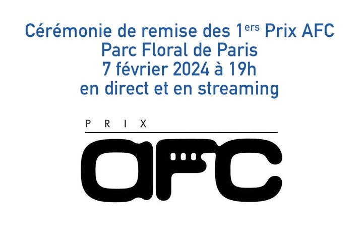 La cérémonie de remise des 1ers Prix AFC à regarder en direct