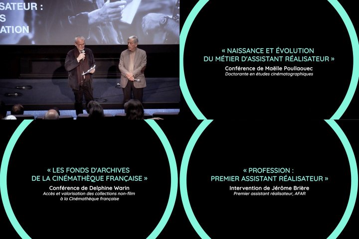 Conférences "Le métier d'assistant réalisateur", les vidéos mises en ligne