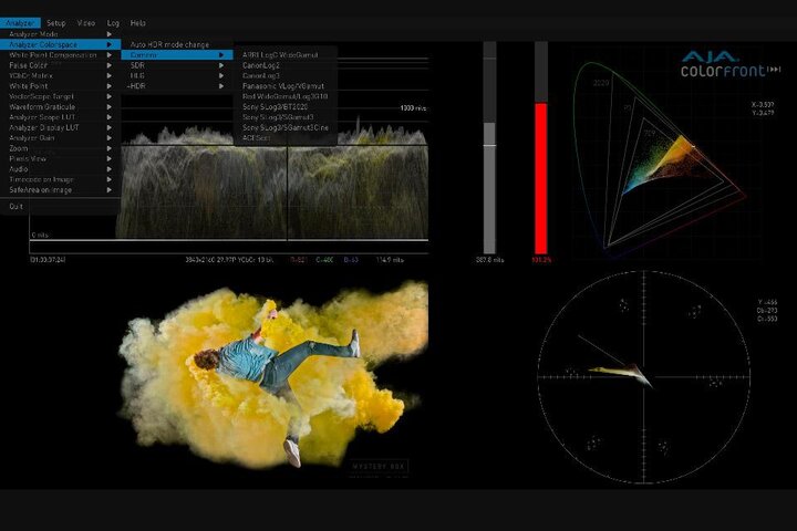 Evolutions annoncées par AJA pour le HDR Image Analyzer