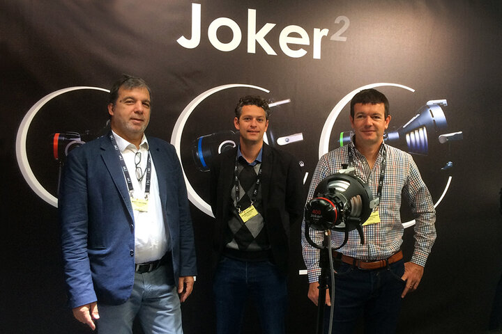 Marc Galerne, Julien Bernard et Sébastien Barbedienne à IBC~2017