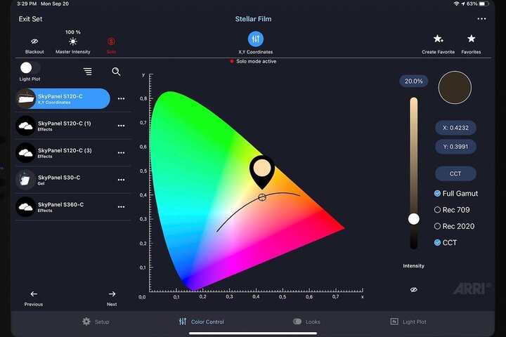 Arri Lighting announces changes and updates with the release of Stellar 2.5