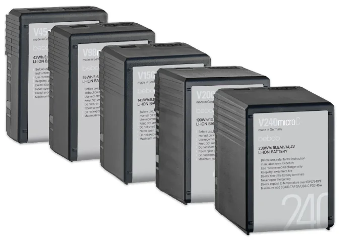 Bebob renouvelle son portefeuille de micro-batteries avec la gamme VmicroC