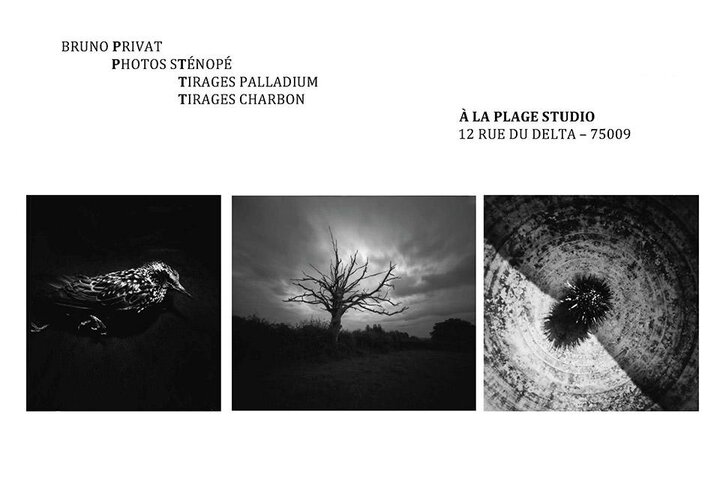 Exposition Bruno Privat, travail photographique