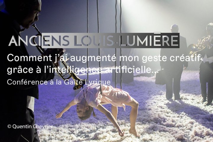 Prochaine soirée "Parcours & Perspectives" des Anciens de Louis-Lumière Comment j'ai augmenté mon geste créatif grâce à l'intelligence artificielle...