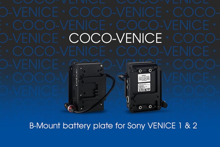 Bebob présente Coco-Venice, un nouvel adaptateur de batterie B-Mount pour Sony Venice 1 et 2
