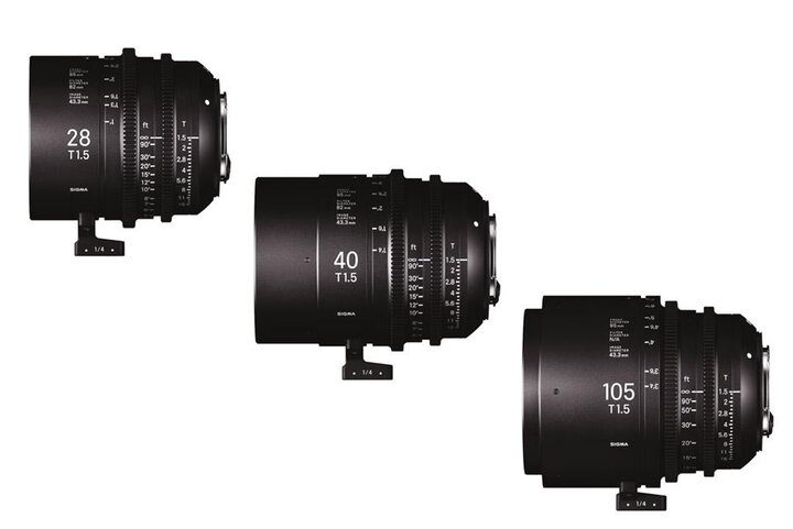 Sigma France annonce trois nouveaux objectifs Sigma Ciné FF High Speed Prime