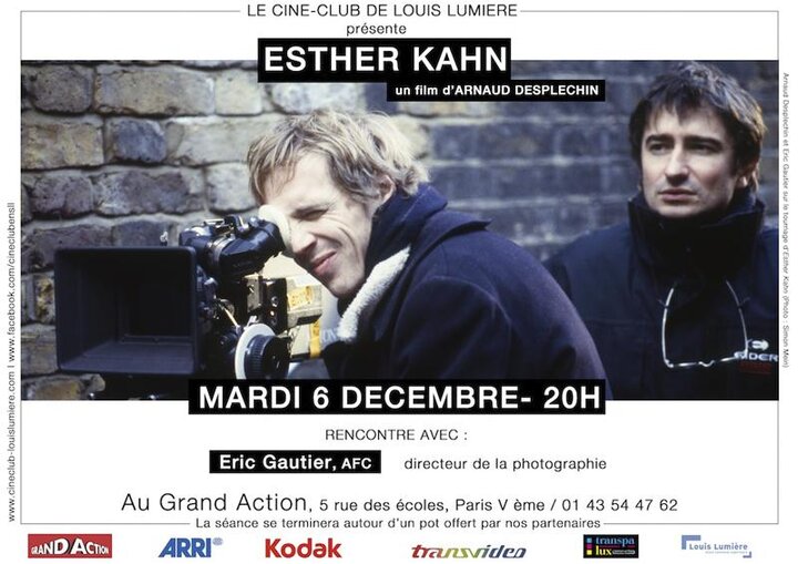 "Esther Kahn" projeté au ciné-club de l'Ecole Louis-Lumière Le 6 décembre 2011 au Grand Action
