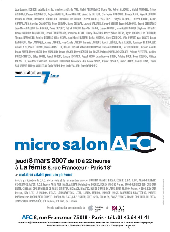 Micro Salon AFC, 7e édition le 8 mars 2007